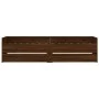 Brown oak bed frame with drawers 90x200 cm by , Beds and slatted bases - Ref: Foro24-3207349, Price: 191,31 €, Discount: %