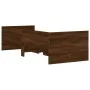 Brown oak bed frame with drawers 90x200 cm by , Beds and slatted bases - Ref: Foro24-3207349, Price: 191,31 €, Discount: %