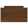 Brown oak bed frame with drawers 90x200 cm by , Beds and slatted bases - Ref: Foro24-3207377, Price: 167,61 €, Discount: %