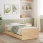 Sonoma oak bed frame with drawers 90x190 cm by , Beds and slatted bases - Ref: Foro24-3207380, Price: 154,48 €, Discount: %
