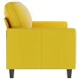 2-seater yellow velvet sofa 140 cm by , Sofas - Ref: Foro24-359205, Price: 242,10 €, Discount: %
