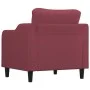 Red fabric armchair 60 cm by , Sofas - Ref: Foro24-359349, Price: 184,59 €, Discount: %