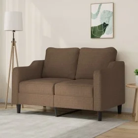 2-Sitzer-Sofa aus braunem Stoff, 120 cm von , Sofas - Ref: Foro24-359354, Preis: 212,21 €, Rabatt: %