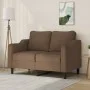 2 seater brown fabric sofa 120 cm by , Sofas - Ref: Foro24-359354, Price: 212,21 €, Discount: %