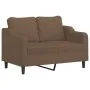 2 seater brown fabric sofa 120 cm by , Sofas - Ref: Foro24-359354, Price: 212,21 €, Discount: %