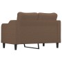 2 seater brown fabric sofa 120 cm by , Sofas - Ref: Foro24-359354, Price: 203,82 €, Discount: %