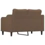 2 seater brown fabric sofa 120 cm by , Sofas - Ref: Foro24-359354, Price: 212,21 €, Discount: %