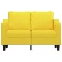 2-Sitzer-Sofa aus hellgelbem Stoff, 120 cm von , Sofas - Ref: Foro24-359356, Preis: 200,33 €, Rabatt: %