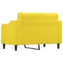 2-Sitzer-Sofa aus hellgelbem Stoff, 120 cm von , Sofas - Ref: Foro24-359356, Preis: 200,33 €, Rabatt: %