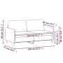 2-Sitzer-Sofa aus rotem Samt, 140 cm von , Sofas - Ref: Foro24-359446, Preis: 225,99 €, Rabatt: %