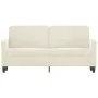 Cream velvet 2-seater sofa 140 cm by , Sofas - Ref: Foro24-359450, Price: 251,09 €, Discount: %