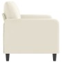 Cream velvet 2-seater sofa 140 cm by , Sofas - Ref: Foro24-359450, Price: 256,88 €, Discount: %