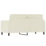 Cream velvet 2-seater sofa 140 cm by , Sofas - Ref: Foro24-359450, Price: 251,09 €, Discount: %