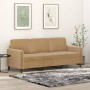3-seater brown velvet sofa 180 cm by , Sofas - Ref: Foro24-359459, Price: 311,67 €, Discount: %
