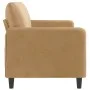 3-Sitzer-Sofa aus braunem Samt, 180 cm von , Sofas - Ref: Foro24-359459, Preis: 302,63 €, Rabatt: %