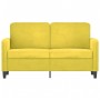 Sofá de 2 plazas terciopelo amarillo 120 cm de , Sofás - Ref: Foro24-359438, Precio: 235,38 €, Descuento: %