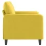 Sofá de 2 plazas terciopelo amarillo 120 cm de , Sofás - Ref: Foro24-359438, Precio: 231,24 €, Descuento: %