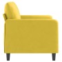 Sofá de 2 plazas terciopelo amarillo 120 cm de , Sofás - Ref: Foro24-359438, Precio: 235,38 €, Descuento: %