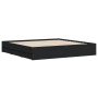 Estructura cama con cajones madera ingeniería negra 180x200 cm de , Camas y somieres - Ref: Foro24-3207253, Precio: 213,00 €,...