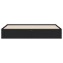 Estructura cama con cajones madera ingeniería negra 180x200 cm de , Camas y somieres - Ref: Foro24-3207253, Precio: 213,00 €,...