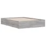 Sonoma gray engineered wood bed with drawers 120x200 cm by , Beds and slatted bases - Ref: Foro24-3207285, Price: 202,92 €, D...