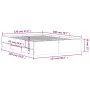 Sonoma gray engineered wood bed with drawers 120x200 cm by , Beds and slatted bases - Ref: Foro24-3207285, Price: 202,92 €, D...