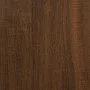 Oak brown engineered wood bed with drawers 100x200 cm by , Beds and slatted bases - Ref: Foro24-3207293, Price: 136,29 €, Dis...