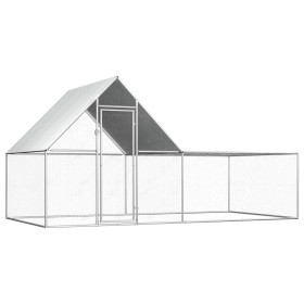 Gallinero acero galvanizado 4x2x2 m