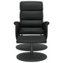 Recliner chair with footrest in black synthetic leather by , Armchairs - Ref: Foro24-356722, Price: 174,69 €, Discount: %