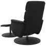 Recliner chair with footrest in black synthetic leather by , Armchairs - Ref: Foro24-356722, Price: 172,36 €, Discount: %