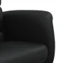 Sillón reclinable con reposapiés cuero sintético negro de , Sillones - Ref: Foro24-356722, Precio: 172,35 €, Descuento: %