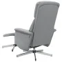 Relax-Massagesessel mit Fußstütze aus hellgrauem Stoff von , Sessel - Ref: Foro24-356678, Preis: 120,96 €, Rabatt: %