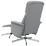 Relax-Massagesessel mit Fußstütze aus hellgrauem Stoff von , Sessel - Ref: Foro24-356678, Preis: 143,70 €, Rabatt: %