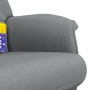 Relax-Massagesessel mit Fußstütze aus hellgrauem Stoff von , Sessel - Ref: Foro24-356678, Preis: 143,70 €, Rabatt: %