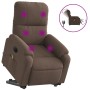 Sillón masaje eléctrico reclinable elevable tela marrón de , Sillones - Ref: Foro24-3204949, Precio: 332,36 €, Descuento: %