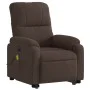 Sillón masaje eléctrico reclinable elevable tela marrón de , Sillones - Ref: Foro24-3204949, Precio: 366,78 €, Descuento: %