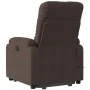 Sillón masaje eléctrico reclinable elevable tela marrón de , Sillones - Ref: Foro24-3204949, Precio: 366,78 €, Descuento: %