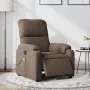 Sillón reclinable de masaje eléctrico tela de microfibra marrón de , Sillones - Ref: Foro24-3204921, Precio: 285,79 €, Descue...