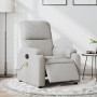 Sillón reclinable masaje eléctrico tela microfibra gris claro de , Sillones - Ref: Foro24-3204923, Precio: 291,92 €, Descuent...