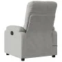 Sillón reclinable masaje eléctrico tela microfibra gris claro de , Sillones - Ref: Foro24-3204923, Precio: 273,01 €, Descuent...