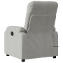 Sillón reclinable masaje eléctrico tela microfibra gris claro de , Sillones - Ref: Foro24-3204923, Precio: 291,92 €, Descuent...