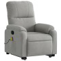 Hebbarer Massagesessel aus hellgrauem Mikrofaserstoff von , Sessel - Ref: Foro24-3204937, Preis: 312,28 €, Rabatt: %