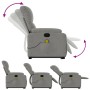 Hebbarer Massagesessel aus hellgrauem Mikrofaserstoff von , Sessel - Ref: Foro24-3204937, Preis: 312,28 €, Rabatt: %