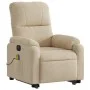 Anhebbarer elektrischer Massagesessel mit cremefarbenem Stoff von , Sessel - Ref: Foro24-3204954, Preis: 382,11 €, Rabatt: %