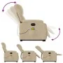 Anhebbarer elektrischer Massagesessel mit cremefarbenem Stoff von , Sessel - Ref: Foro24-3204954, Preis: 382,11 €, Rabatt: %