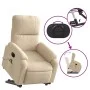 Anhebbarer elektrischer Massagesessel mit cremefarbenem Stoff von , Sessel - Ref: Foro24-3204954, Preis: 382,11 €, Rabatt: %