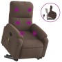 Sillón reclinable de masaje elevable tela de microfibra marrón de , Sillones - Ref: Foro24-3204935, Precio: 289,77 €, Descuen...