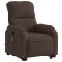 Sillón reclinable de masaje elevable tela de microfibra marrón de , Sillones - Ref: Foro24-3204935, Precio: 289,77 €, Descuen...
