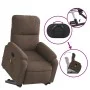 Liftable Massage Recliner Brown Microfiber Fabric by , Armchairs - Ref: Foro24-3204935, Price: 326,06 €, Discount: %