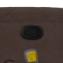 Sillón reclinable de masaje elevable tela de microfibra marrón de , Sillones - Ref: Foro24-3204935, Precio: 289,77 €, Descuen...